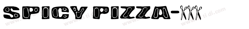 Spicy Pizza字体转换